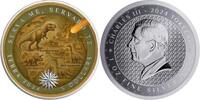 Tokelau 5 Dollars CRETACOIN Guardians of a Lost Era Terra 1 Oz Silver Coin 5$ Tokelau 2024 -