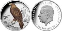 Niue 1 Dollar WEDGE-TAILED EAGLE Birds of Australia 1 Oz Silver Coin 1$ Niue 2025 -