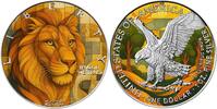 United States 1 Dollar LION Picasso Untamed 1 Oz Silver Coin 1$ USA 2025 -