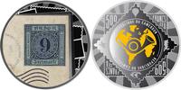 Cameroon 500 Francs BADEN 9 KREUZER World Most Expensive Stamps Silver Coin 500 Francs Cameroon 2025 -