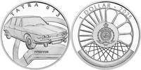 Niue 1 Dollar TATRA 613 On Wheels 1 Oz Silver Coin 1$ Niue 2025 -