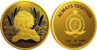 Niue 1 Dollar LITTLE ANGEL BROTHER Gold Coin 1$ Niue 2025 -