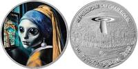 1000 Francs 2025 Cameroon GIRL WITH A PEARL EARRING Strangers Among Us 1 Oz Silver Coin 1000 Francs Cameroon 2025 PP