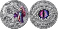 2000 Francs 2025 Cameroon STONEGAZE BASILISK Dragonology 2 Oz Silver Coin 2000 Francs Cameroon 2025 Antique Finish