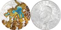 Cook Islands 25 Dollars YELLOWSTONE Topography 5 Oz Silver Coin 25$ Cook Islands 2025 -