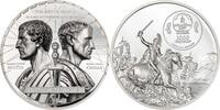 Mongolia 1000 Togrog CAESAR VS BRUTUS Enemies in History 2 Oz Silver Coin 1000 Togrog Mongolia 2025 -