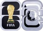 Solomon Islands 10 Dollars 26 Fifa Shaped 26 Oz Silver Coin 10$ Solomon Islands 2026 -