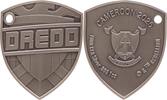 Cameroon 1000 Francs JUDGE DREDD BADGE 2000AD 1 Oz Silver Coin 1000 Francs Cameroon 2025 -