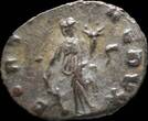 Roman Empire  Gallienus Ae Antoninianus - FORTVNA REDVX - 20 mm / 2.56 gr. ss