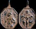 RELIGIOUS MEDALS  Religious Medal XVI-XVII centuries, 26x16 mm.