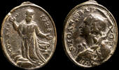 RELIGIOUS MEDALS  Religious medal XVIII century (1728) - 19x16 mm. ss