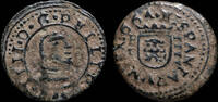HOUSE HABSBURG 1664, 4 Maravedis Philips IV, Burgos Mint - 16 mm / 1.38 gr. -