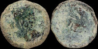 IBERIAN PUNIC REPUBLICAN Ancient Hispania - Castulo, Cazlona (Jaen), Ae As - 35 mm / 24.64 gr.   ss