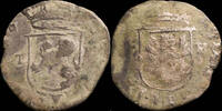 MILITARY BUTTONS Cuartillo Philips II (8 1/2 Maravedis), Toledo Mint M -23 mm / 2.66 gr. -