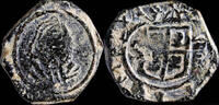SPANISH MONARCHY  1661, 8 Maravedis Hammered Philip IV, Sevilla Mint - 16 mm / 1,55 gr. ss