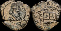 SPANISH MONARCHY  1661, 8 Maravedis Hammered Philip IV, Granada Mint - 18 mm / 1.69 gr. ss
