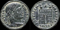 Roman Empire Constantine I - PROVIDENTIAE AVGG, Thessalonica - 19 mm / 2.15 gr. -