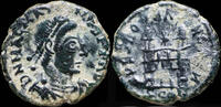 Roman Empire Magnus Maximus Nummus - SPES ROMANORVM, Arles - 13 mm / 1.02 gr. -