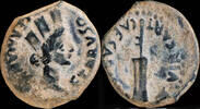 IBERIAN PUNIC REPUBLICAN Ancient Hispania - Carteia, San Roque (Cadiz) Ae Semis - 19 mm / 4.18 gr. -