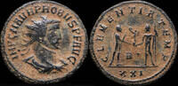 Roman Empire  Probus - CLEMENTIA TEMP, Antiochia - 21 mm / 3.75 gr. ss 40,00 EUR  zzgl. 8,00 EUR Versand