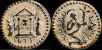 RELIGIOUS MEDALS  Religious Medal XVI-XVII centuries, Puerta Santa, Jubilee 1675 - 20 mm ss