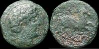 IBERIAN PUNIC REPUBLICAN  Ancient Hispania - Kese Tarraco (Tarragona) Ae Semis - 21 mm / 5.80 gr. ss