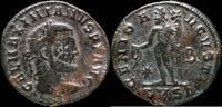 Roman Empire Maximianus II Ae Follis - GENIO IMPERATORIS, Cizycus - 26 mm / 6.44 gr. -