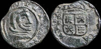 SPANISH MONARCHY  1661, 8 Maravedis Philip IV, Burgos Mint.(A Martillo) - 18 mm / 2,42 gr. ss