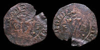 SPANISH MONARCHY 4 Maravedís Joana and Charles, Santo Domingo Mint - 28 mm / 2.97 gr. -