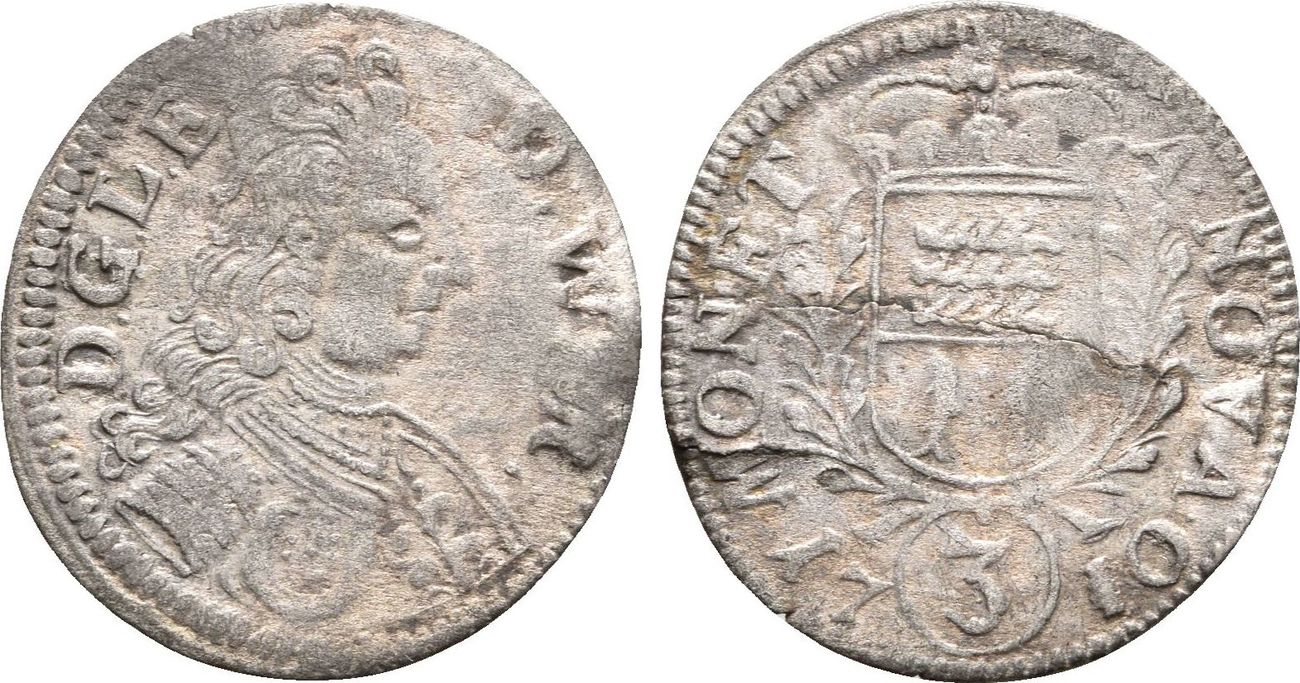 Württemberg Mömpelgard 3 Kreuzer Mömpelgard 1710 Leopold Eberhard