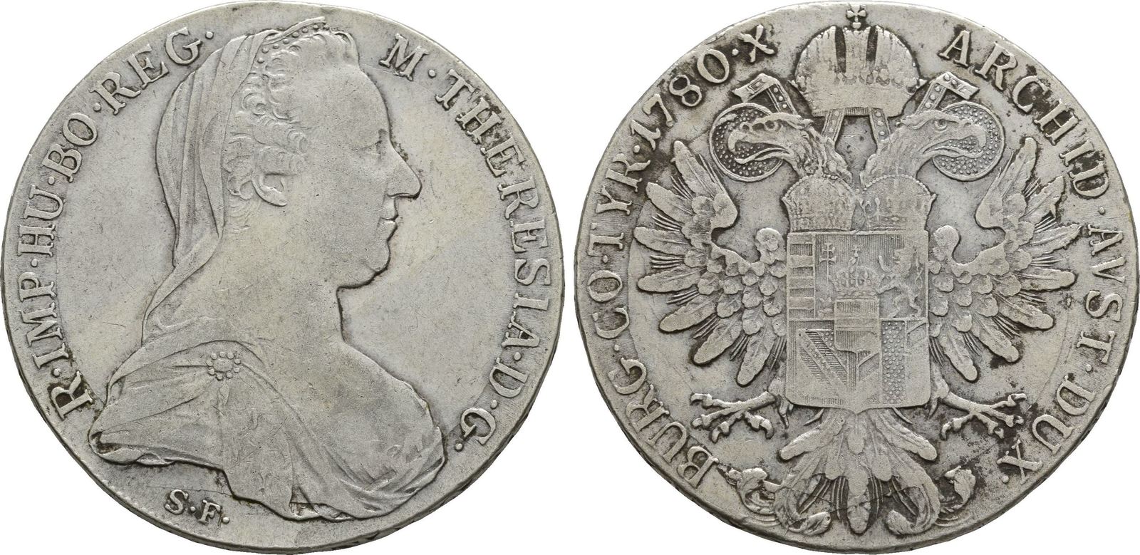 Habsburg Taler 1780 SF Maria Theresia 1740-1780 ss Günzburg | MA-Shops