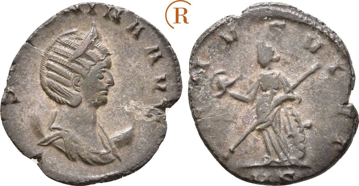 Antike. Römisches Kaiserreich Antoninian Salonina, 254268 f.vz