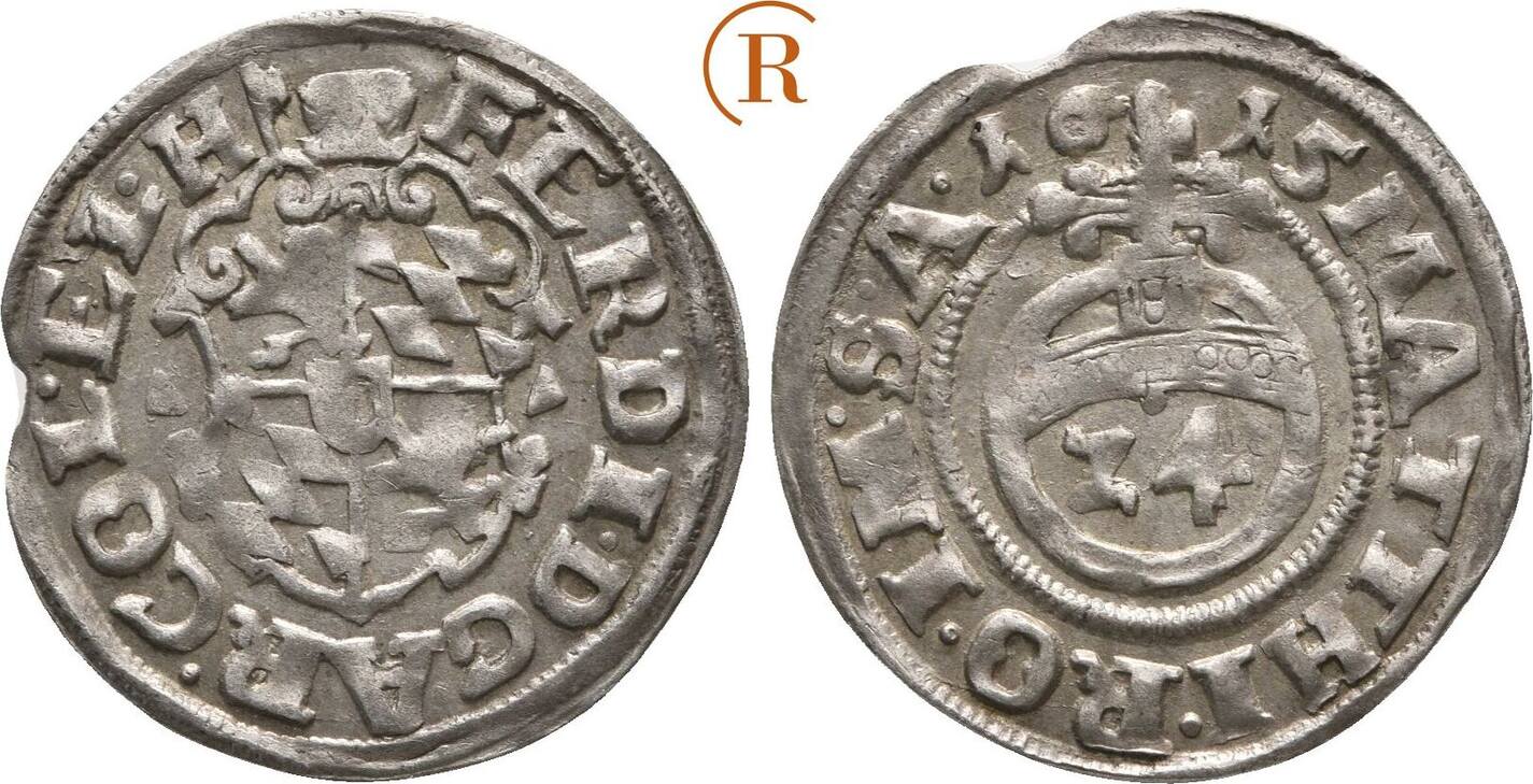 Hildesheim Bistum Groschen 1615 Ferdinand von Bayern, 16121650 ss+