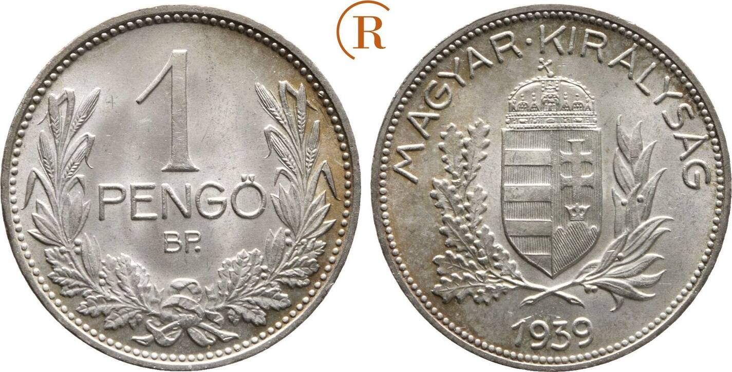 Ungarn 1 Pengö 1941 Aluminium Münze | KM-Nr. 521 | Sehr Schön (ss) Für Sammler