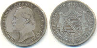 Sachsen Coburg Gotha: Vereinstaler Ernst II, 1844-1893: