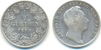 Baden: 1/2 Gulden Leopold, 1830-52:
