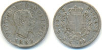 Italien: 50 Centesimi Neapel Vittorio Emanuell II, 1861-78: