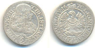 Schlesien Liegnitz Brieg: 3 Kreuzer. Mzst. Brieg. Christian, 1639-1672: