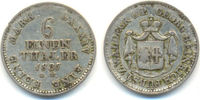 Waldeck: 1/6 Taler Arolsen. Georg Heinrich, 1813-45: