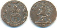 Reuss Ältere Linie Obergreiz: 3 Pfennig Mzst. Saalfeld Heinrich XI, 1723-1800: