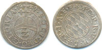 Bayern: 1/2 Batzen zu 2 Kreuzer Maximilian I, 1623-51: