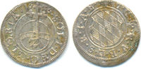 Bayern: 1/2 Batzen zu 2 Kreuzer Maximilian I, 1623-51: