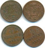 Schwarzburg Rudolstadt: Lot 2 Stk.: 1/4 Kreuzer 1852 und 1866 Friedrich Günther, 1807-1867: