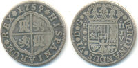 Spanien: 2 Reales Sevilla Ferdinand VI, 1746-1759: