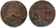 Württemberg Mömpelgard: Kupfer Liard Leopold Eberhard, 1699-1723: