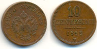 Österreich: 10 Centesimi Venedig Franz Joseph I, 1848-1916: