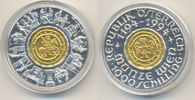 Österreich: 1000 Schilling Gold / Silber Münze Wien 13 Gramm Gold, 27 Gramm Silber