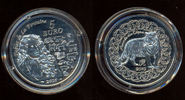 Frankreich: 5 Euro. Jahr des Tigers.
