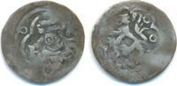 Pfalz: Pfennig auf Würzburger Schlag. 1370/80. Rupert I, 1350-90: