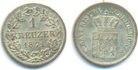 Bayern: 1 Kreuzer Ludwig II, 1864-86: